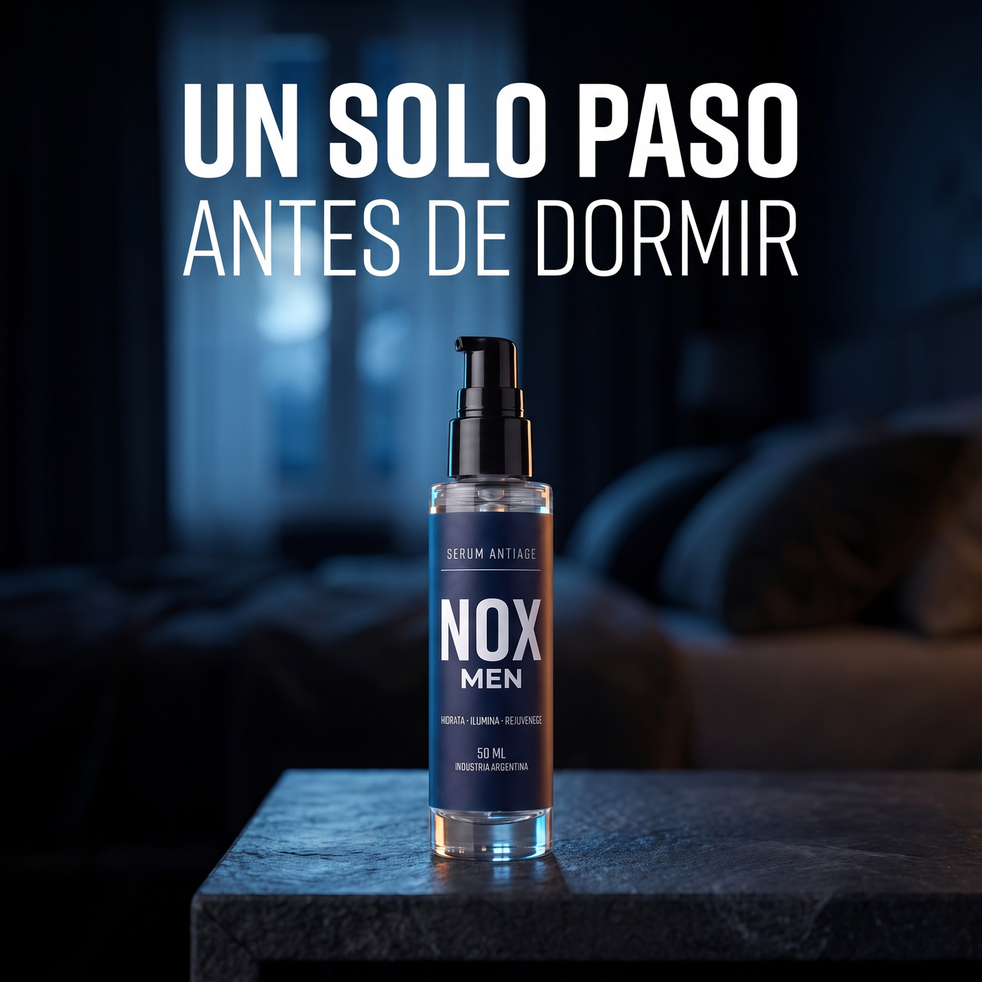 Serum antiage de noche para hombres — NOX men