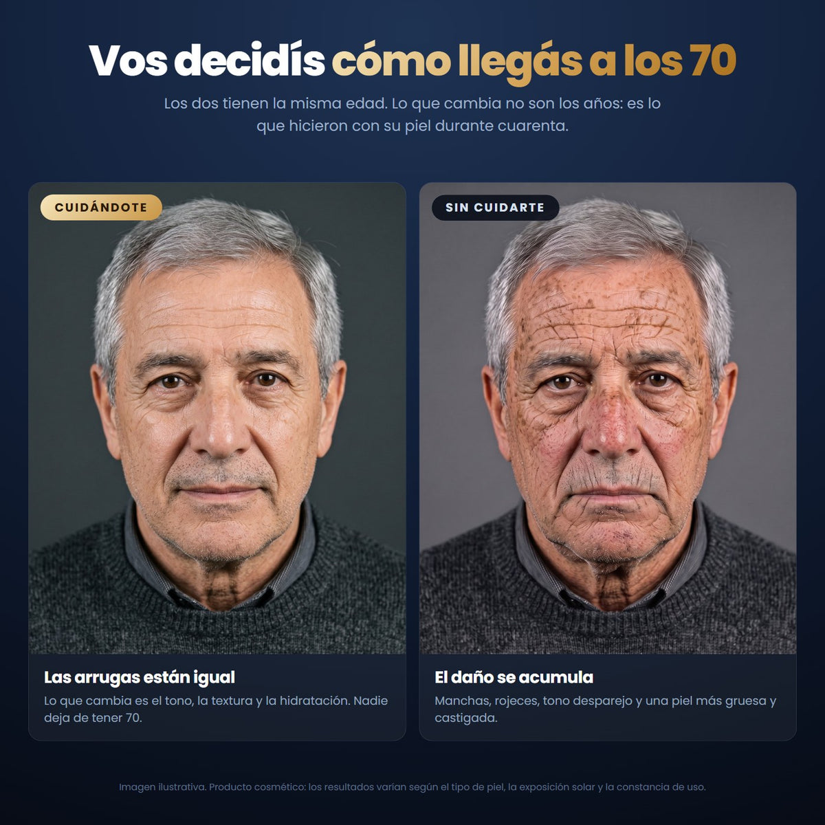Serum antiage de noche para hombres — NOX men